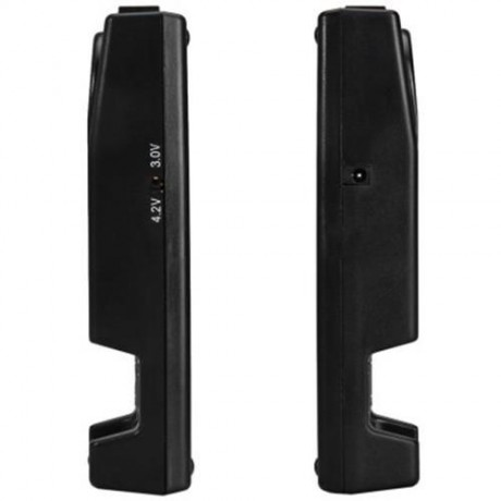 TRUSTFIRE TR-001 TWO SLOTS LITHIUM BATTERY CHARGER WITH TWO INPUT PORTS (BLACK)
