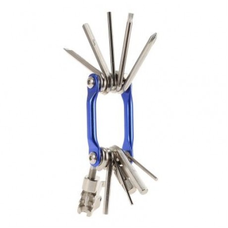 Portable Bicycle Bike Maintenance Repair Tool (BLUE)