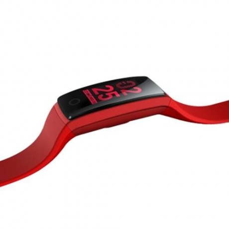 V10 BLUETOOTH 4.0 HEART RATE FATIGUE MEASURE SMART WRISTBAND  (RED)