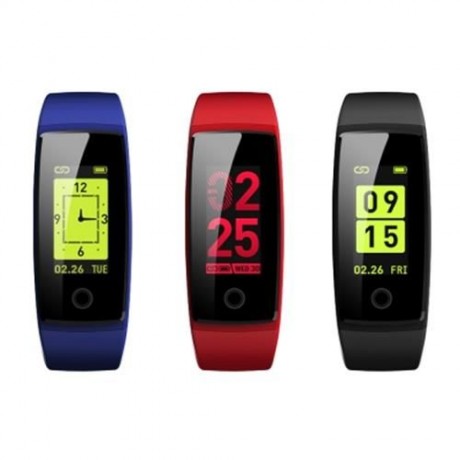 V10 BLUETOOTH 4.0 HEART RATE FATIGUE MEASURE SMART WRISTBAND  (RED)