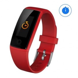 V10 BLUETOOTH 4.0 HEART RATE FATIGUE MEASURE SMART WRISTBAND  (RED)