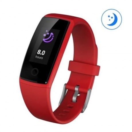 V10 BLUETOOTH 4.0 HEART RATE FATIGUE MEASURE SMART WRISTBAND  (RED)