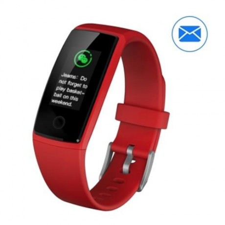 V10 BLUETOOTH 4.0 HEART RATE FATIGUE MEASURE SMART WRISTBAND  (RED)