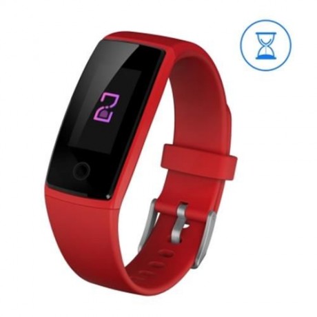 V10 BLUETOOTH 4.0 HEART RATE FATIGUE MEASURE SMART WRISTBAND  (RED)