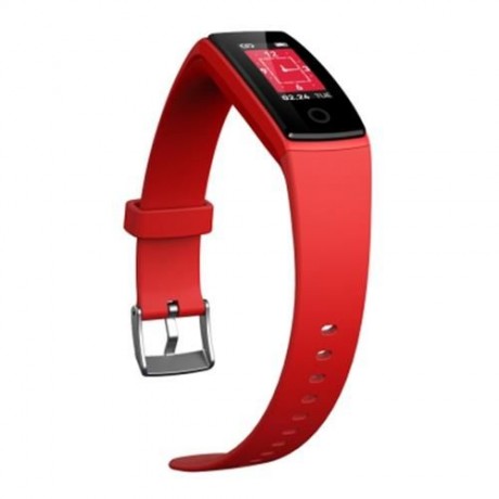 V10 BLUETOOTH 4.0 HEART RATE FATIGUE MEASURE SMART WRISTBAND  (RED)