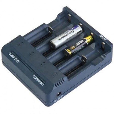 OPUS BT - C1000 INTELLIGENT LI-ION NICD NIMH DIGITAL BATTERY CHARGER - EU PLUG (PURPLISH B