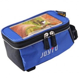 JOYTU BICYCLE 5.5 INCH TOUCH SCREEN PHONE SADDLE BAG (BLUE)