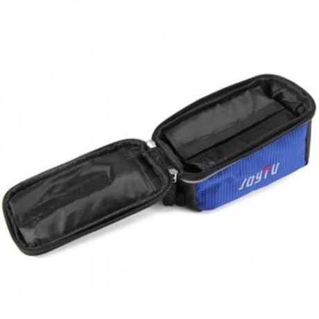 JOYTU BICYCLE 5.5 INCH TOUCH SCREEN PHONE SADDLE BAG (BLUE)
