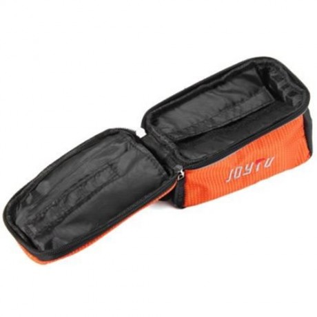JOYTU BICYCLE 5.5 INCH TOUCH SCREEN PHONE SADDLE BAG (ORANGE)