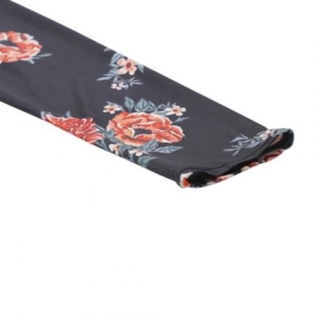 FEMALE AUTUMN THIN DIGITAL PRINTING FULL SLEEVE LONG CARDIGAN (FLOWER)