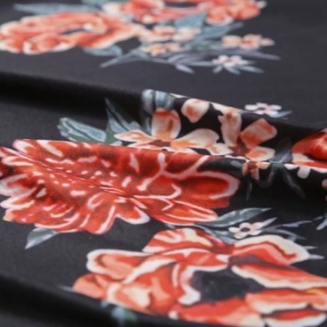 FEMALE AUTUMN THIN DIGITAL PRINTING FULL SLEEVE LONG CARDIGAN (FLOWER)