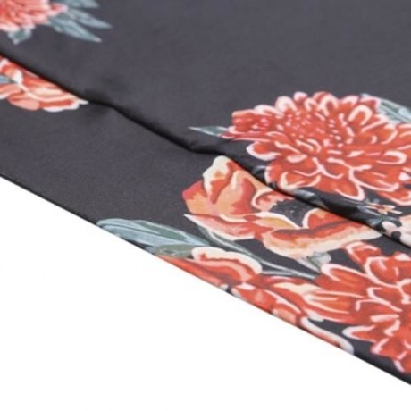FEMALE AUTUMN THIN DIGITAL PRINTING FULL SLEEVE LONG CARDIGAN (FLOWER)