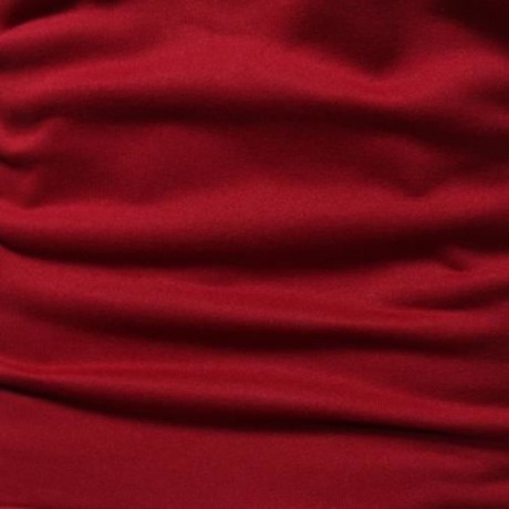 HOODED SNOW AND REINDEER PRINT FLEECE HOODIE (RED)