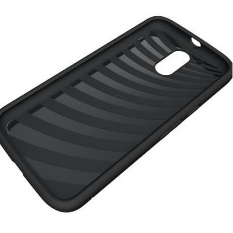 Shockproof Convenient One Card Slot Hard Back Case for Motorola Moto G4 Plus (BLACK)
