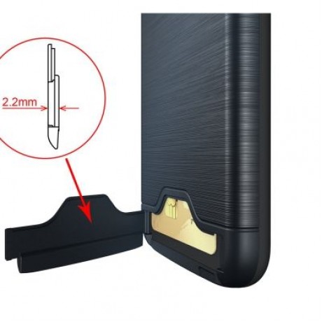 Shockproof Convenient One Card Slot Hard Back Case for Motorola Moto G4 Plus (CADETBLUE)