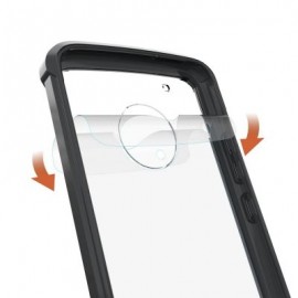 Transparent Surface Shockproof Back PC Case for Motorola Moto G5 Plus (BLACK)