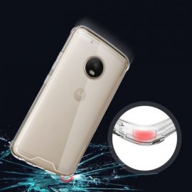 Transparent Surface Shockproof Back PC Case for Motorola Moto G5 Plus (TRANSPARENT)