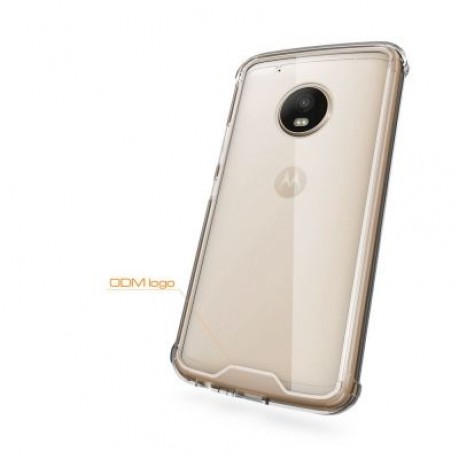 Transparent Surface Shockproof Back PC Case for Motorola Moto G5 Plus (TRANSPARENT)