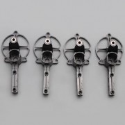 YIZHAN TARANTULA X6 / JJRC H16 QUADCOPTER SPARE PART MOTOR MOUNT SET - 4PCS / SET (BLACK)