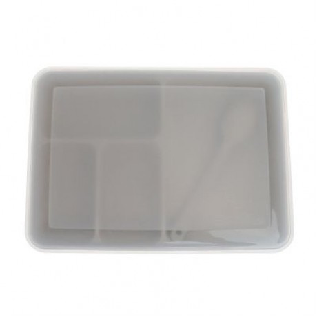 Portable Lunch Box Food Fruit Storage Sealed Container (BEIGE)