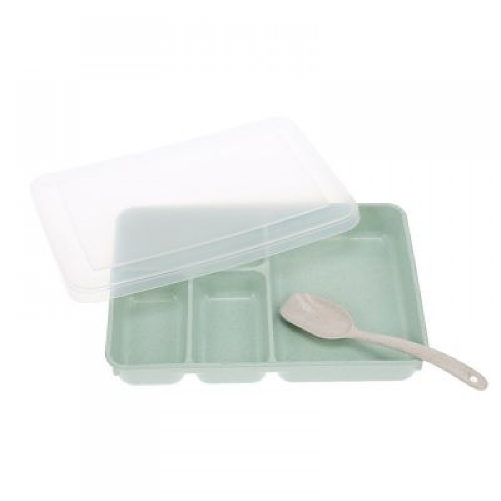 Portable Lunch Box Food Fruit Storage Sealed Container (GREEN)