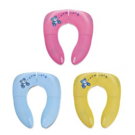 Portable Folding Children Toilet Seat Potty Chair Pad Cushion (PINK)