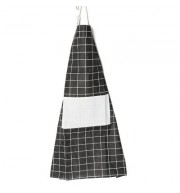 Kitchen Cotton Oil Proof Durable Comfortable Apron (BLACK)