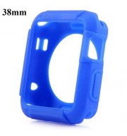SOFT TPU MATERIAL PROTECTIVE COVER CASE FOR APPLE WATCH 38MM (BLUE)
