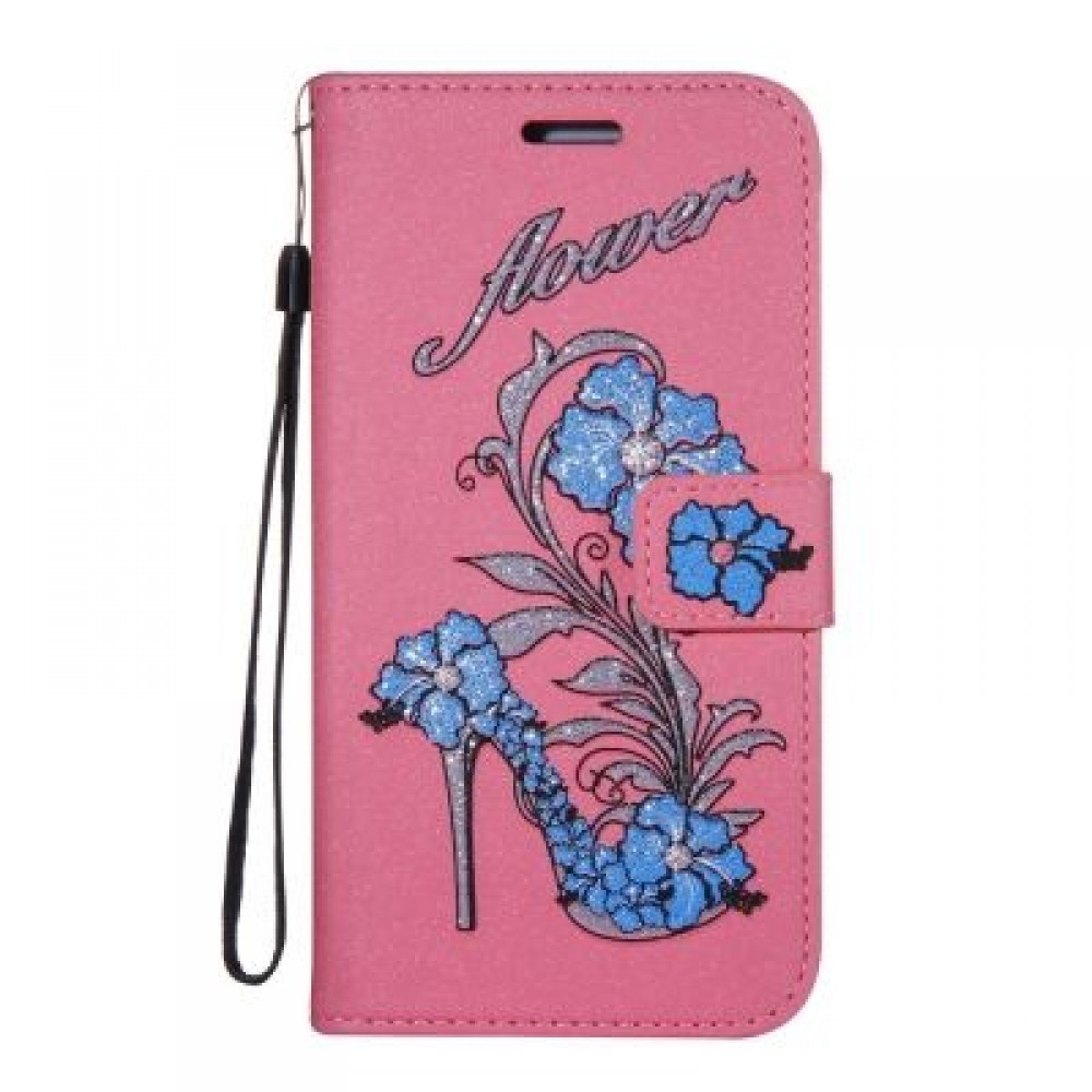 Wkae Printed Rattan Shoes Leather Case Cover with Hold Lanyard and Card Slots for Motorola Wkae Printed Rattan Shoes Leather Case Cover with Hold Lanyard and Card Slots for Motorola