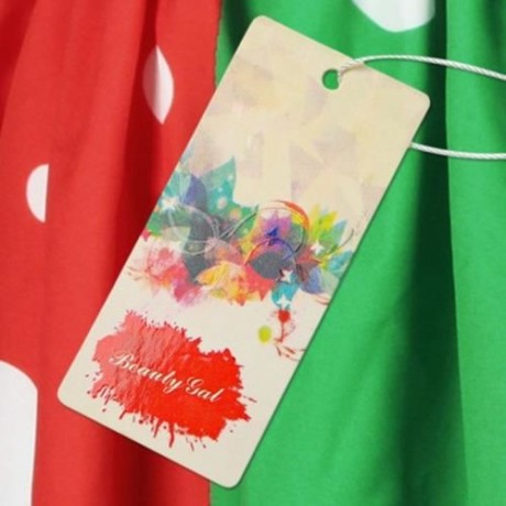 CHRISTMAS SNOWMAN TREE POLKA DOT PRINT SKIRT (COLORMIX)