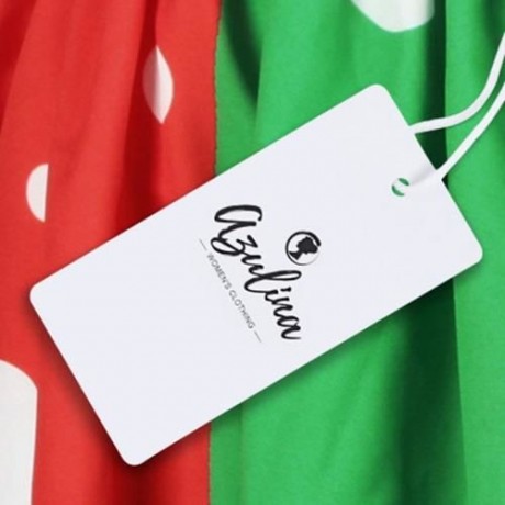 CHRISTMAS SNOWMAN TREE POLKA DOT PRINT SKIRT (COLORMIX)