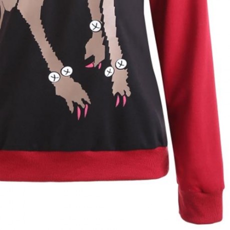 UGLY CHRISTMAS 3D ELK HOODIE (COLORMIX)