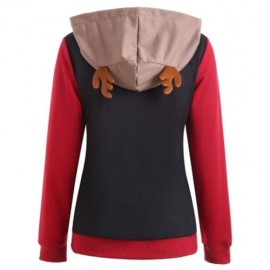 UGLY CHRISTMAS 3D ELK HOODIE (COLORMIX)