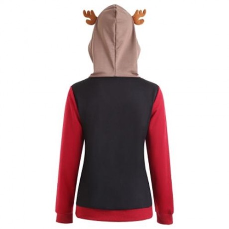 UGLY CHRISTMAS 3D ELK HOODIE (COLORMIX)