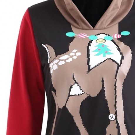 UGLY CHRISTMAS 3D ELK HOODIE (COLORMIX)