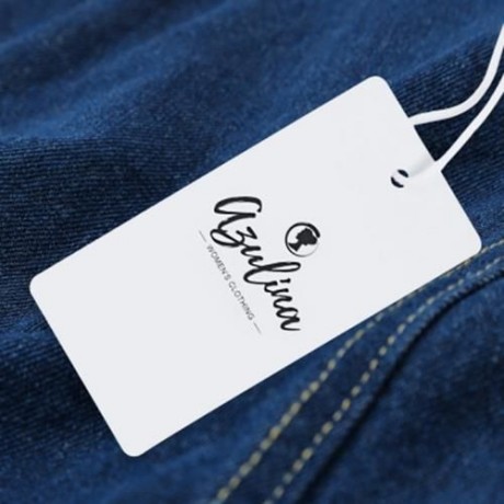 FEMALE WINTER THICKEN TURN-OVER COLLAR FLEECES DENIM COAT (DEEP BLUE)
