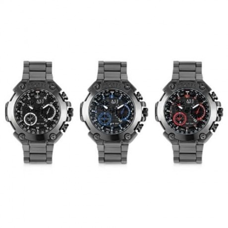 ASJ 8155 MEN QUARTZ WATCH (BLUE)