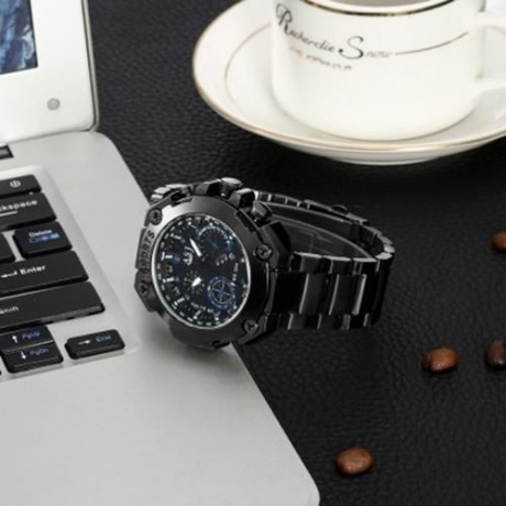 ASJ 8155 MEN QUARTZ WATCH (BLUE)