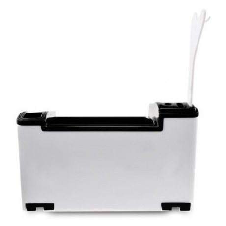 Multifunctional Kitchen Cruet Storage Rack Knife Holder (WHITE)