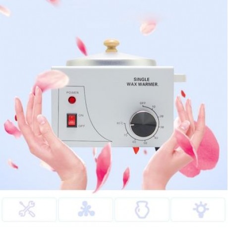 Single Pot Wax Heater Warmer Depilatory Machine (WHITE)