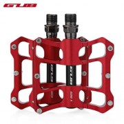 GUB GC060 PAIRED ANTI-SLIP BICYCLE ALUMINUM ALLOY PEDAL (RED)