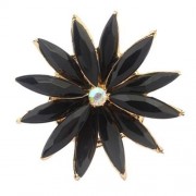 SWEET DOUBLE-LAYERED FLORAL RING FOR WOMEN (RANDOM COLOR)