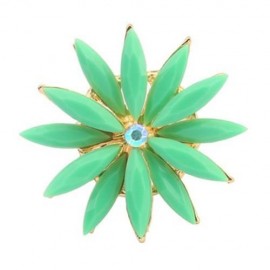 SWEET DOUBLE-LAYERED FLORAL RING FOR WOMEN (RANDOM COLOR)