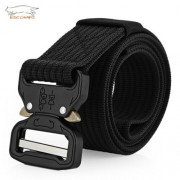 EDCGEAR MILITARY TACTICAL BELT WAIST STRAP WITH BUCKLE (BLACK)
