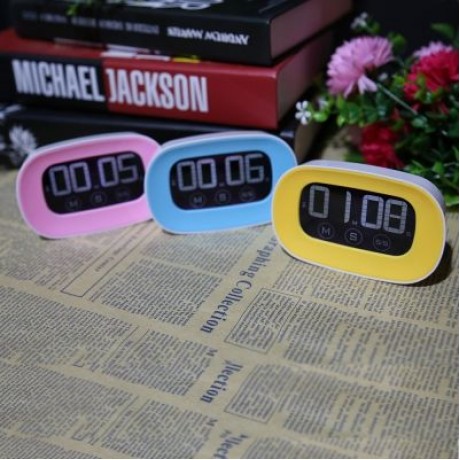 Digital LCD Touch Screen Kitchen Countdown Timer (YELLOW)