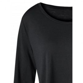 PLUS SIZE TWO TONE COLOR ASYMMETRIC LONG TOP (BLACK)