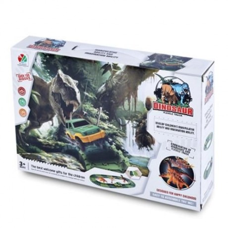 YALONGFA 96PCS NO.318 RACE TRACK ASSEMBLY (ARMY GREEN)