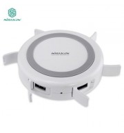 NILLKIN MC010 Multifunctional Qi Wireless Charger (WHITE)