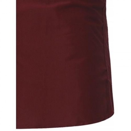 BUTTON DOWN DOUBLE LAYER COLLAR SHIRT (WINE RED)
