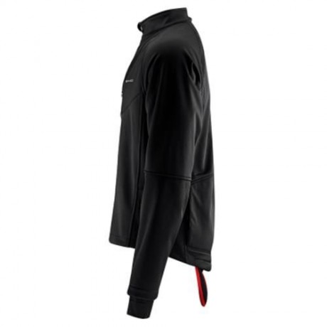 SAHOO CYCLING FULL ZIPPERED WIND-RESISTANT WARM JACKET (BLACK)